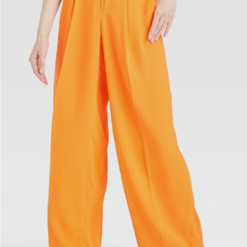 Vibrant Orange Women's Pants